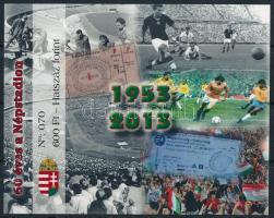 2013 60 éves a Népstadion emlékív