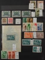 1945 előtti sorok, blokkok és darabok 8 lapos 8 soros újszerű Philux berakóban