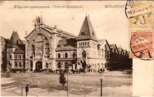 1913 Budapest IX. Központi Vásárcsarnok. TCV card (EB)