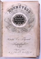 Mátray (Rothkrepf) Gábor (szerk.): Honművész 1839. VII. évfolyam, I kötet, január-június. Pest, 1839. Trattner-Károlyi ny. (6)+416p. Metszetek nélkül, Későbbi papírkötés