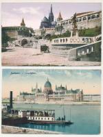 Budapest - 15 db RÉGI város képeslap vegyes minőségben
