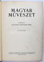 1936 Magyar Művészet. Szerk. Oltványi-Artinger Imre. XII. évf. Bp., A Szinyei Merse Pál Társaság megbízásából kiad. Athenaeum. 383p. Aranyozott egészvászon kötésben, egybekötve