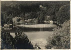 Szovátafürdő, Baile Sovata; Medve-tó. Feld / Lacul Ursu / lake, spa (EK)