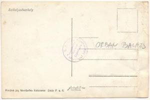 Székelyudvarhely, Odorheiu Secuiesc; Orbán Balázs sírja / the grave of Balázs Orbán (vágott / cut)