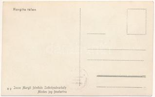 Hargita, Harghita; síelő, téli sport. Incze Margit felvétele / winter sport, skier (gyűrődés / creas...