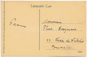 Kolozsvár, Cluj; Mátyás király téri részlet, Wolff J. gyógyszertára, Hubay Károly, Bányai Sámuel és ...