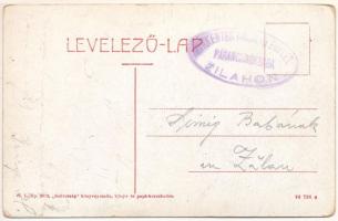 Zilah, Zalau; Kossuth tér, Körtesi József, Lőrincz Mór, Székely Miklós üzlete. "Szövetség"...