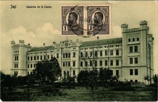 Iasi, Jassy, Jászvásár; Cazarma de la Copou. F. Saraga / Copou park, military barracks (small tear)