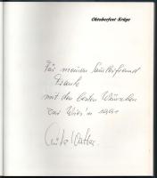 Walter Mück: Oktoberfest-Krüge. 1976-1990. A szerző által dedikált példány! H.n., 1991, magánkiadás....