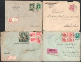 1913-1953 4 db küldemény