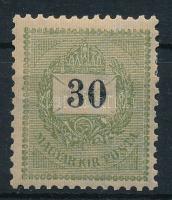 1899 30kr, rövid fogak