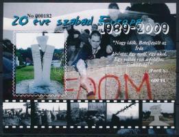 2009 20 éve szabad Európa 1989-2009 emlékív