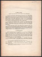 László Gyula: A tépei lelet. Kiegészítő adatok Supka Géza, Arch. Ért. 1913. 395-408. l. leletközléséhez. A szerző, László Gyula (1910-1998) régész, történész, képzőművész által DEDIKÁLT példány![Bp., 1940., MTA],77-90 p. +3 t. Különlenyomat az Archaeológiai Értesítő 1940. III/1. számából. Kiadói papírkötés.