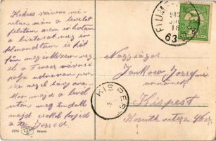 1848-1908 Ferenc József uralkodásának 60. évfordulója, bélyeges szecessziós jubileumi lap / Franz Jo...