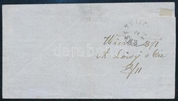 1871 Kőnyomat 2kr elfogazva nyomtatványon "PEST / LIPÓTVÁROS" - Neuhausel