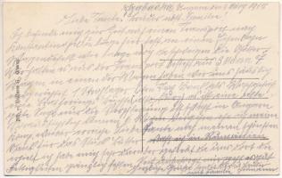 1917 Orsova, Rumän. Kriegszerstörungen / Első világháborús román pusztítás a városban. Hutterer G. k...