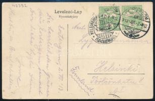 1913 Képeslap Helsinkibe, ritka desztináció!