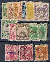 Kb 15 db régi szamoai bélyeg