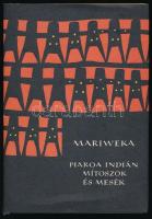Mariweka. Piaroa Indián mítoszok és mesék. Gyűjtötte, vál., és ford., az utószót és a jegyzeteket írta Boglár Lajos. Népek meséi szerk.: Karig Sára. Bp., 1987, Európa, 142 p.+4 t. A védőborítót, a kötéstervet, és az illusztrációkat Lóránt Lilla rajzolta. Megjelent 330 példányban. Kiadói félvászon-kötés, kiadói papír védőborítóban, jó állapotban.