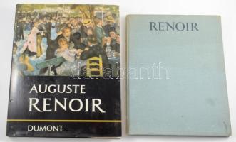 Pierre Auguste - Walter Pach: Renoir. Köln, 1979, DuMont. Gazdag képanyaggal illusztrálva. Német nyelven. Kiadói egészvászon-kötés, kissé sérült kiadói papír védőborítóban. + Fritz Nemitz: Renoir. Mit fünfzig Farbtafeln. Köln, é.n., Phaidon Verlag. Kiadói egészvászon-kötés, kissé viseltes borítóval.