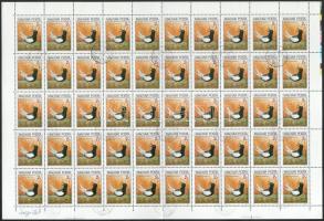 1990 Madarak XII. - Védett madaraink 2Ft hajtott ív a tervező, Varga Pál alárásával