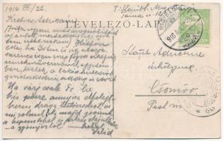 1916 Nagybánya, Baia Mare; Veresvízi m. kir. állami elemi iskola / elementary school in Valea Rosie