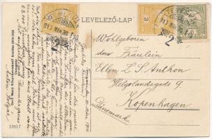 1910 Temesvár, Timisoara; Gyárvárosi park. Gerő Manó kiadása / park (EK)