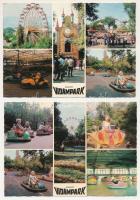 Budapest XIV. Vidámpark - 2 db MODERN megíratlan képeslap. Képzőművészeti Alap