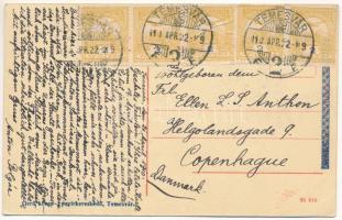 1910 Temesvár, Timisoara; Scudier szobor. Gerő kiadása / Anton Scudier-Denkmal / monument (kicsit áz...