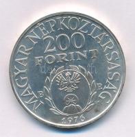 1976. 200Ft Ag "II. Rákóczi Ferenc" T:BU patina Adamo EM48