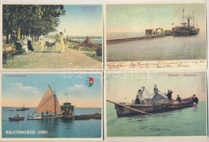Balatonalmádi - 6 db MODERN reprint képeslap: anno, válogatás Schildmayer Ferenc gyűjteményéből, saját tokban