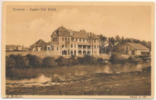 1912 Temesvár, Timisoara; Regatta Club palota, evezős klubház / rowing club (EK)