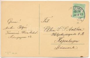 1912 Temesvár, Timisoara; Regatta Club palota, evezős klubház / rowing club (EK)