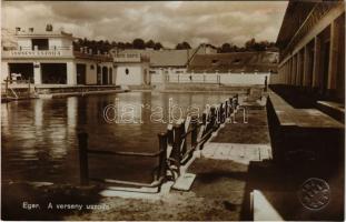 1927 Eger, Verseny uszoda. Az Egri Keresztény Sajtószövetkezet tulajdona