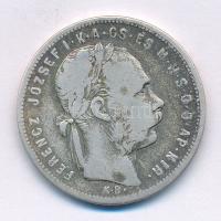 1881KB 1Ft Ag "Ferenc József / Középcímer" T:F ü.
Adamo M15