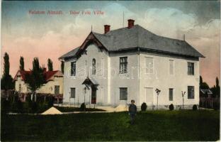 1915 Balatonalmádi, Bóor-féle villa, nyaraló. Ifj. Buchter János kiadása