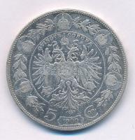 Ausztria 1900. 5K Ag "Ferenc József" T:F Austria 1900. 5 Corona Ag "Franz Joseph" C:F Krause KM#2807