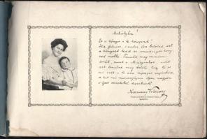 Gyöngyösi Nándor. M. Harmath Hedvig emlékezete. Előszóval ellátta: Molnár Ferenc. Bp., 1912. Studio. Singer és Wolfner. 95p. Képekkel gazdagon illusztrált, folio Korabeli kissé sérült papírborítóval. Ritka!