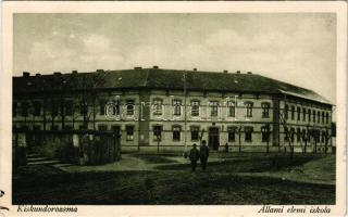 1929 Kiskundorozsma (Szeged), Állami népiskola. Hangya kiadása (EK)