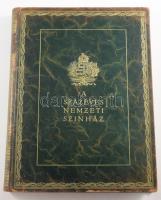 A százéves Nemzeti Színház. Az 1937/38-as centenáris év emlékalbuma. Bp., 1938, Pallas. Kiadói bőr kötés, kopottas állapotban + emléklap Bajor Gizi aláírásával.