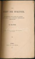 [A mykénéi írás képeskönyve] H. Kluge: Die Schrift der Mykenier: eine Untersuchung über System und L...