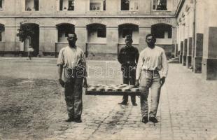 Hungarian military barracks yard