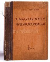 Zsuffa Sándor, nemesdedinai: A magyar nyelv nyelvrokonságai. Nyelvészeti tanulmány Kőrösi Csoma Sándor emlékére, halálának százéves fordulója alkalmával. Bp. 1942. Szalay Sándor. 182 l. 2 lev. 5 t. Kiadói félvászon-kötésben kissé sérült gerinccel.