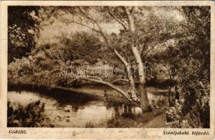 Gödöllő, Szentjakabi tófürdő, csónakok. Hirling Jenő fényképész kiadása (Rb)