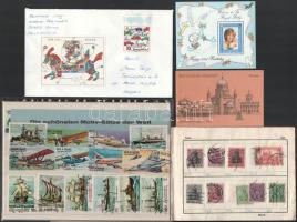 Kis vegyes külföldi tétel: bélyegek, levelek