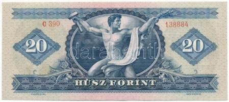 1969. 20Ft "C 390 138884" T:XF,VF, keresztirányú görgőlenyomat
Adamo F15