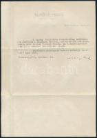 1931 Nadányi Emil (1881-1933) újságíró, szerkesztő saját kézzel aláírt levele + boríték