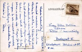 1953 Ábrahámhegy és Pálköve (Zalai Balatonpart) s: Zsuppán János (ragasztónyomok / glue marks)