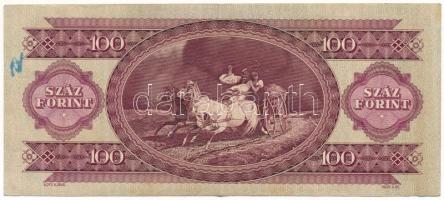 1957. 100Ft "B 630 004111" T:F szép papír
Adamo F29