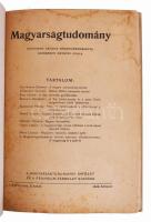 1942 A Magyarságtudomány c. folyóirat I. évf 1., és 2 . száma. Szerk Ortutay Gyula 157-303p. + A mag...
